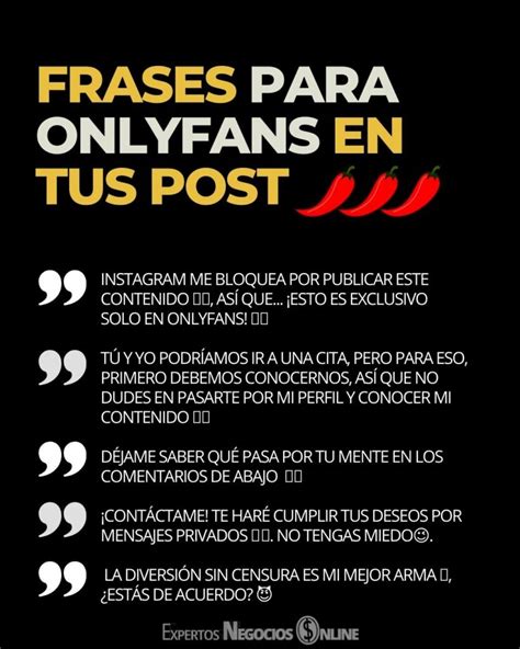 ℹ Las Mejores Frases para OnlyFans: Atrapa a tu Audiencia y。